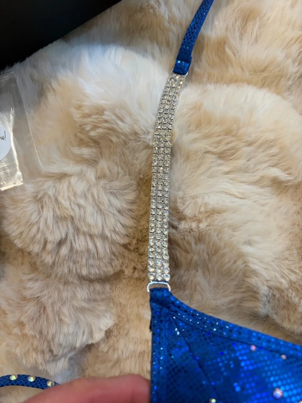 Muscle Dazzle Royal Blue Figure Suit never worn original box included - Picture 15 of 16